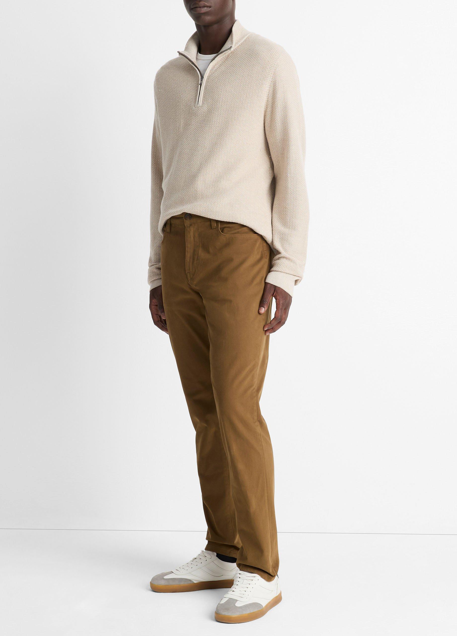 Dylan Slim 5-Pocket Peached Stretch-Cotton Pant