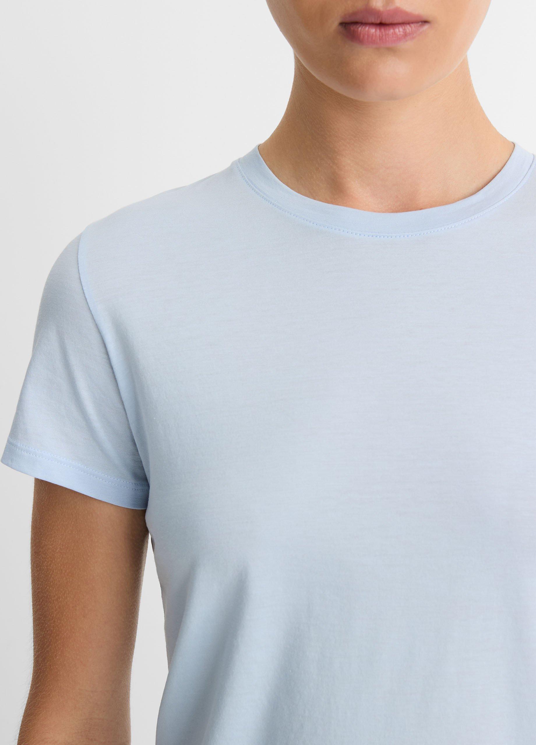 Essential Pima Cotton Crew Neck T-Shirt