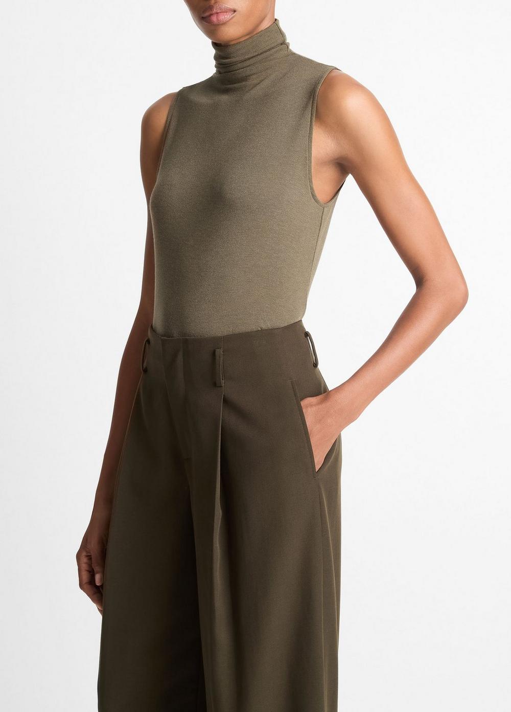Sleeveless Turtleneck