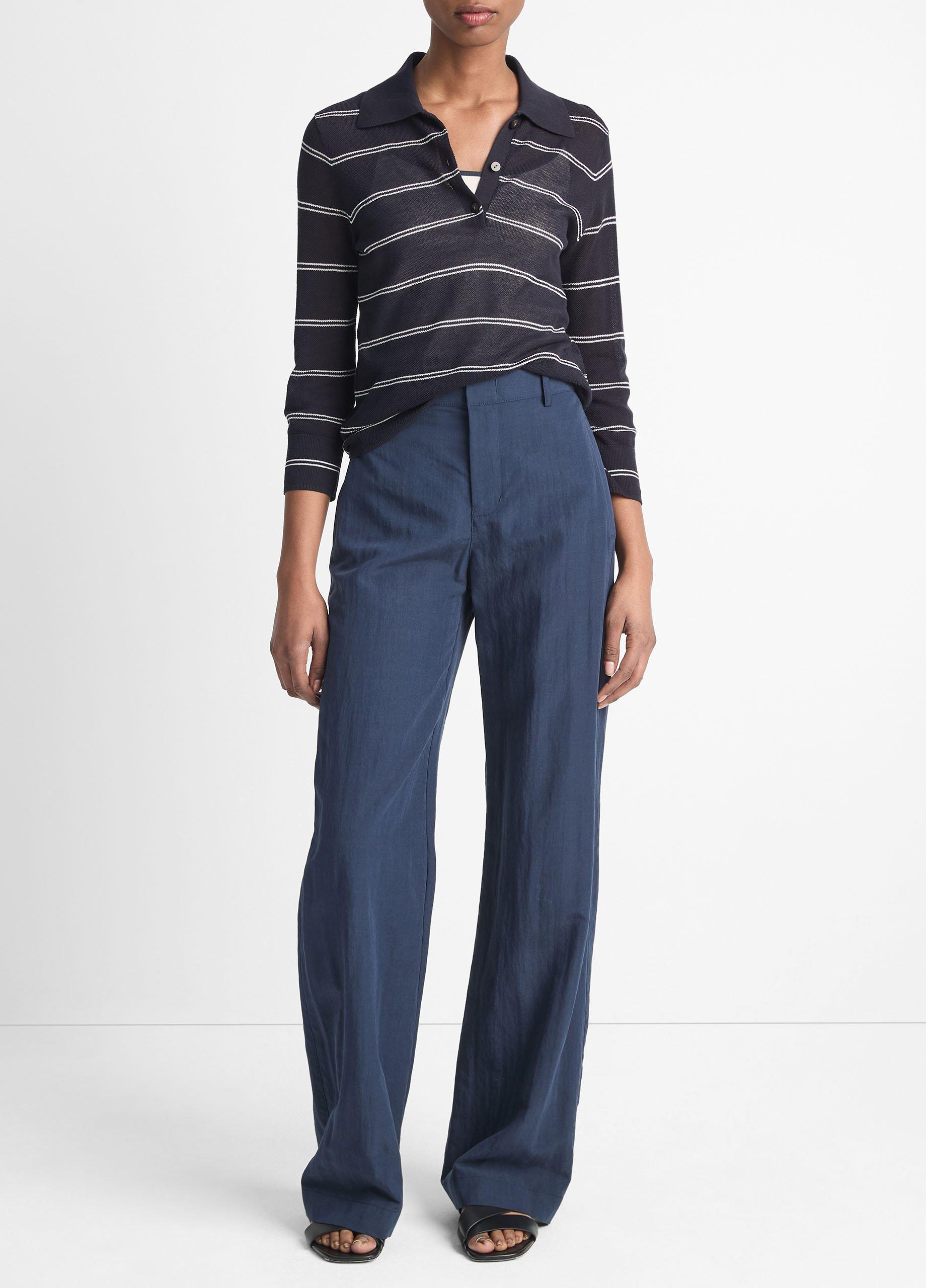 Striped Italian Cotton PiquÃ© Polo Shirt