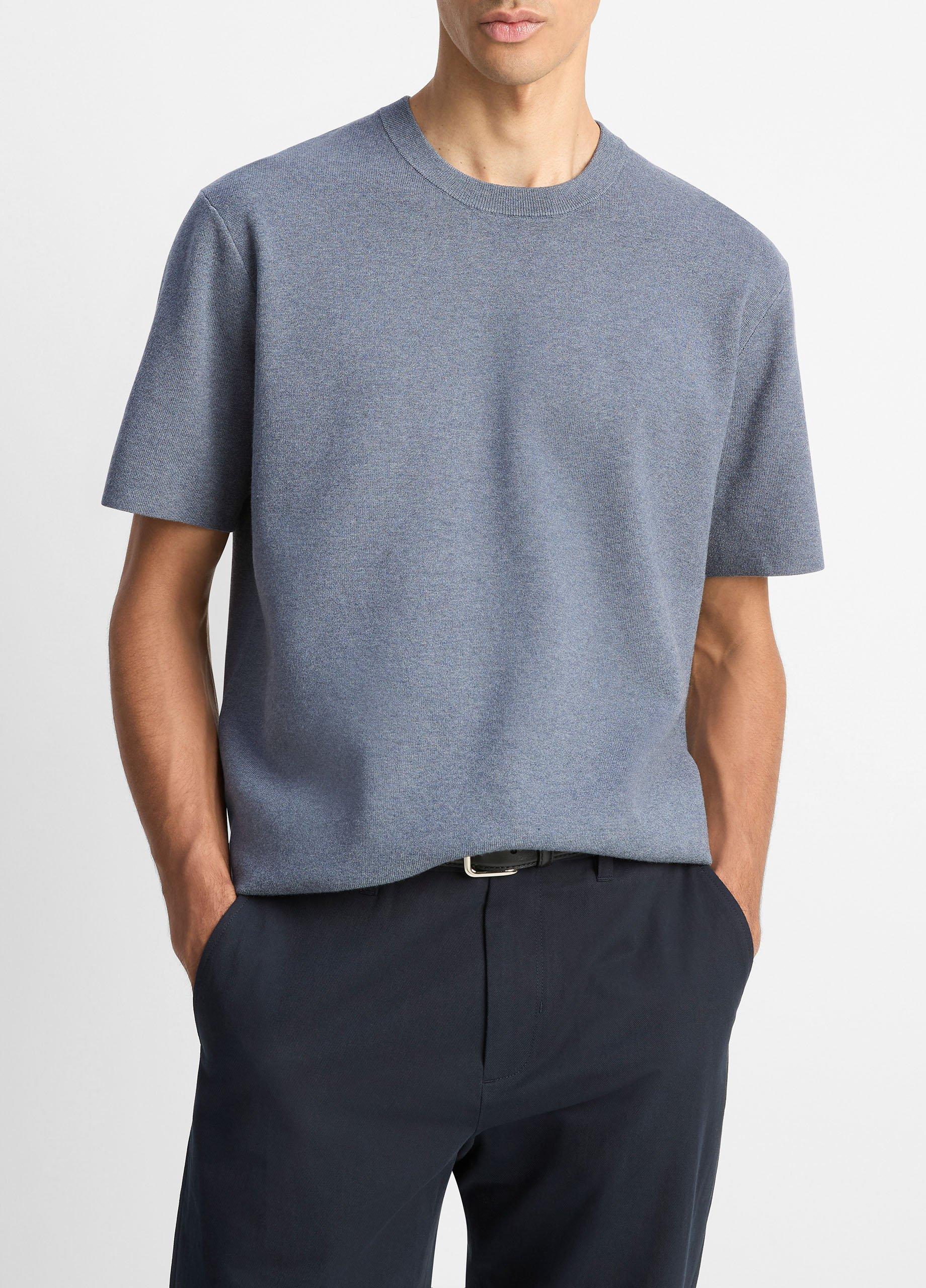 Milano Short-Sleeve Crew Neck Sweater