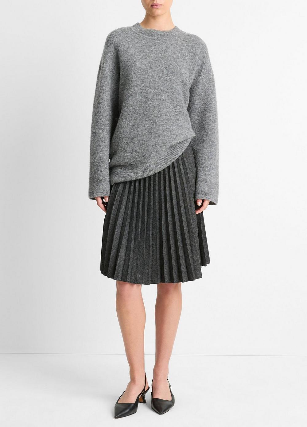Pleated Italian Herringbone Wool-Blend Skirt 1 2159-pleated-italian-herringbone-wool-blend-skirt-1.jpg