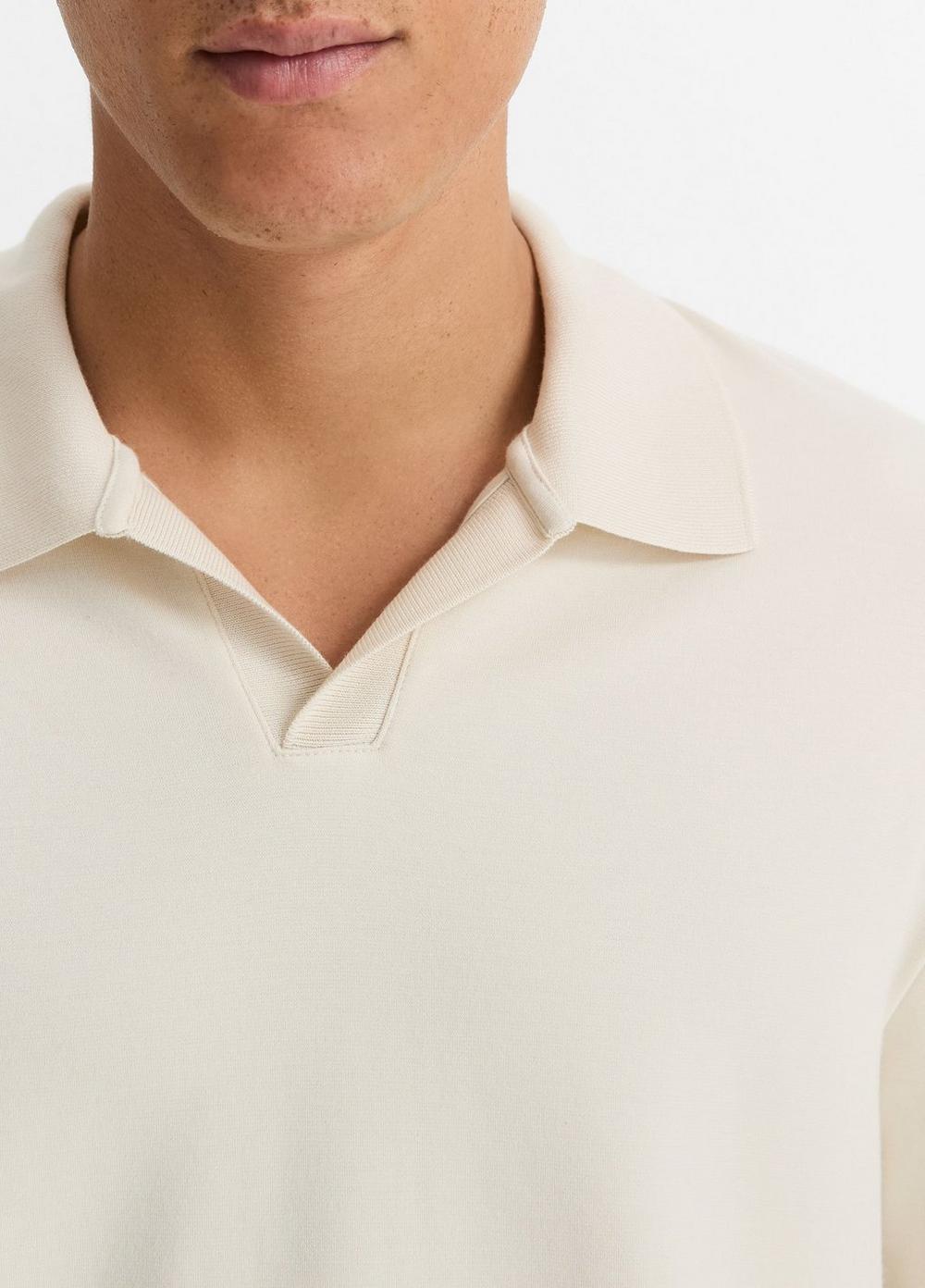 Milano Pima Cotton-Blend Johnny-Collar Shirt