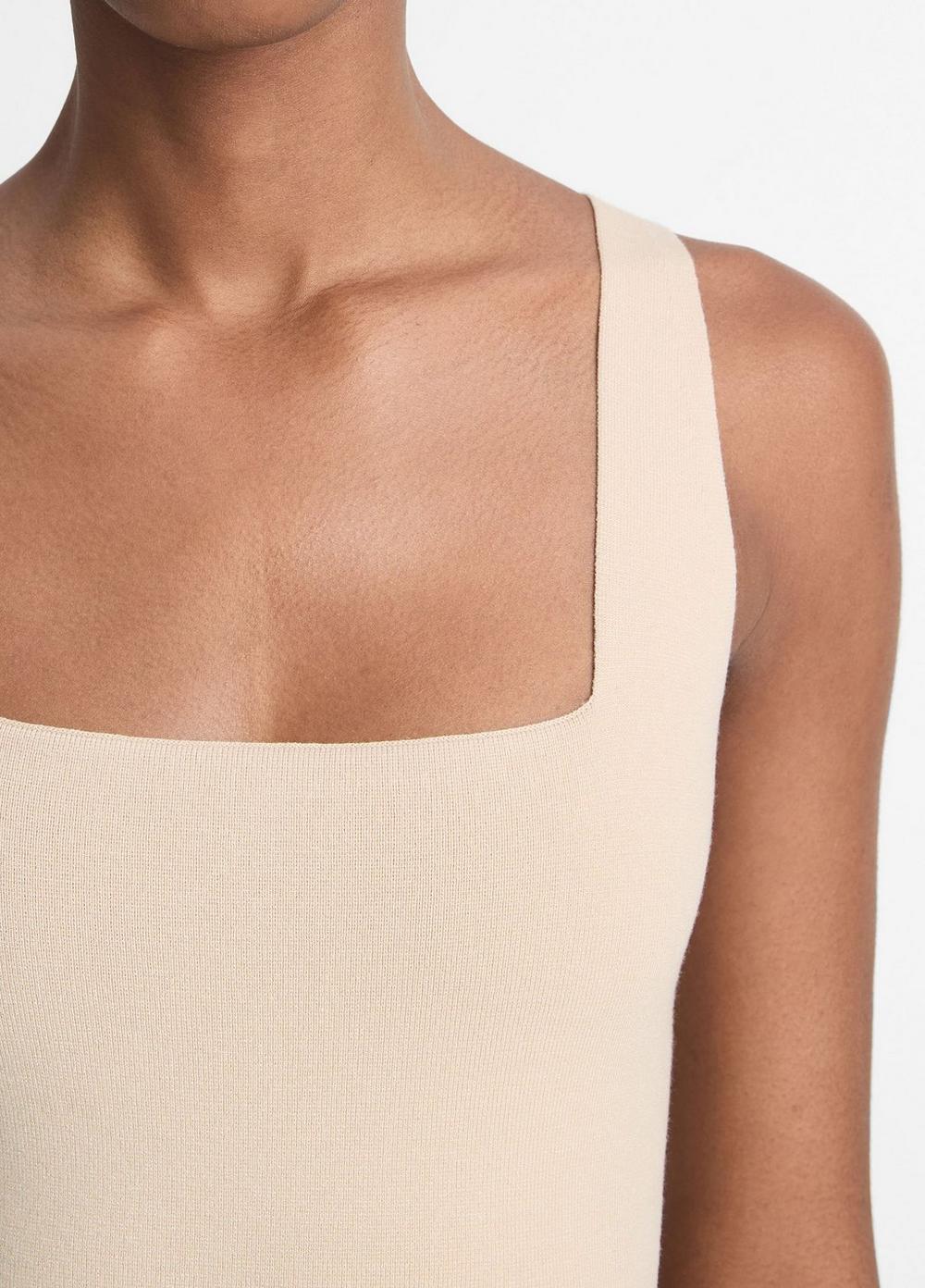 Square-Neck Racerback Tank Top