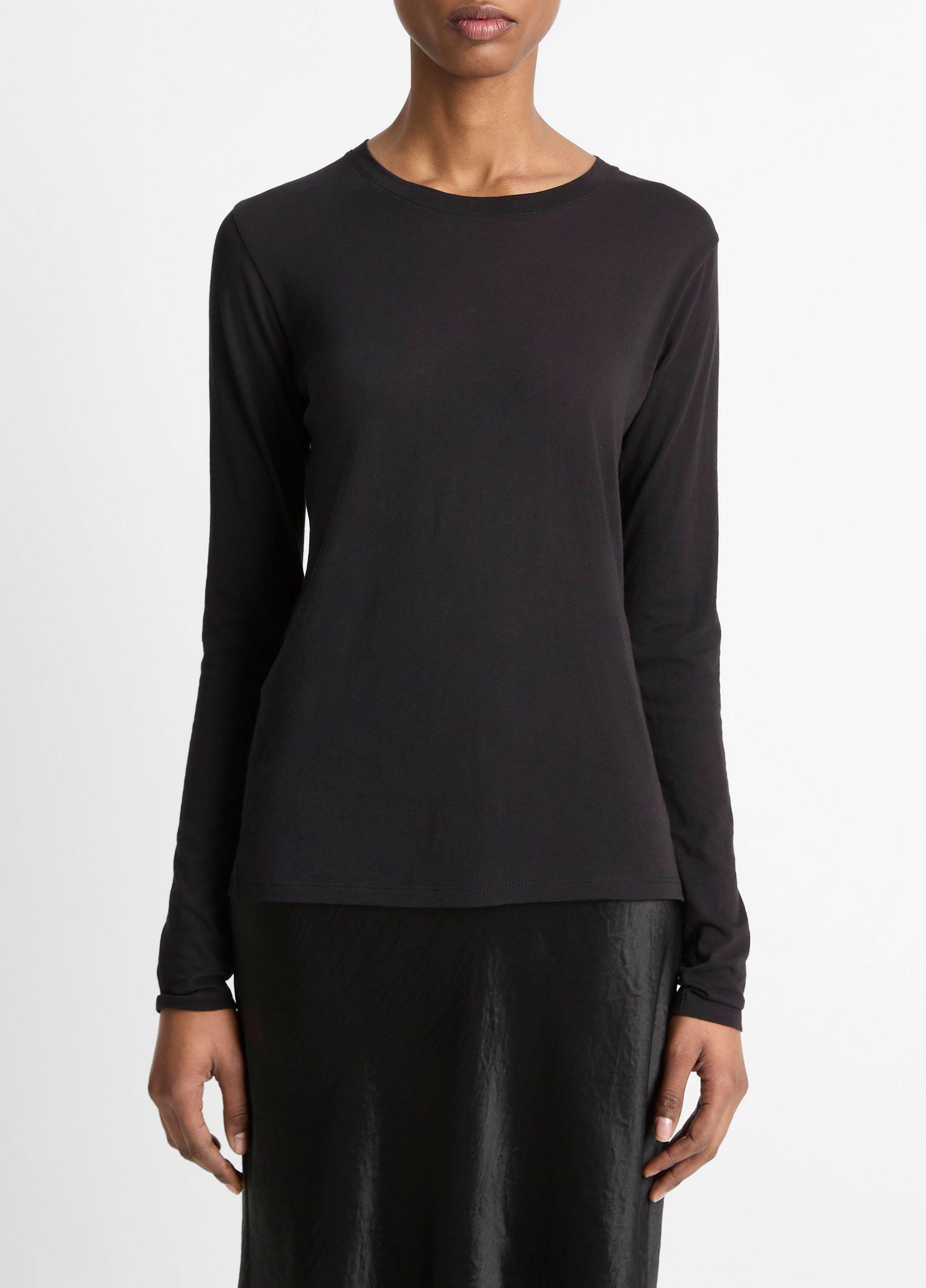Essential Long Sleeve Crew Neck T-Shirt