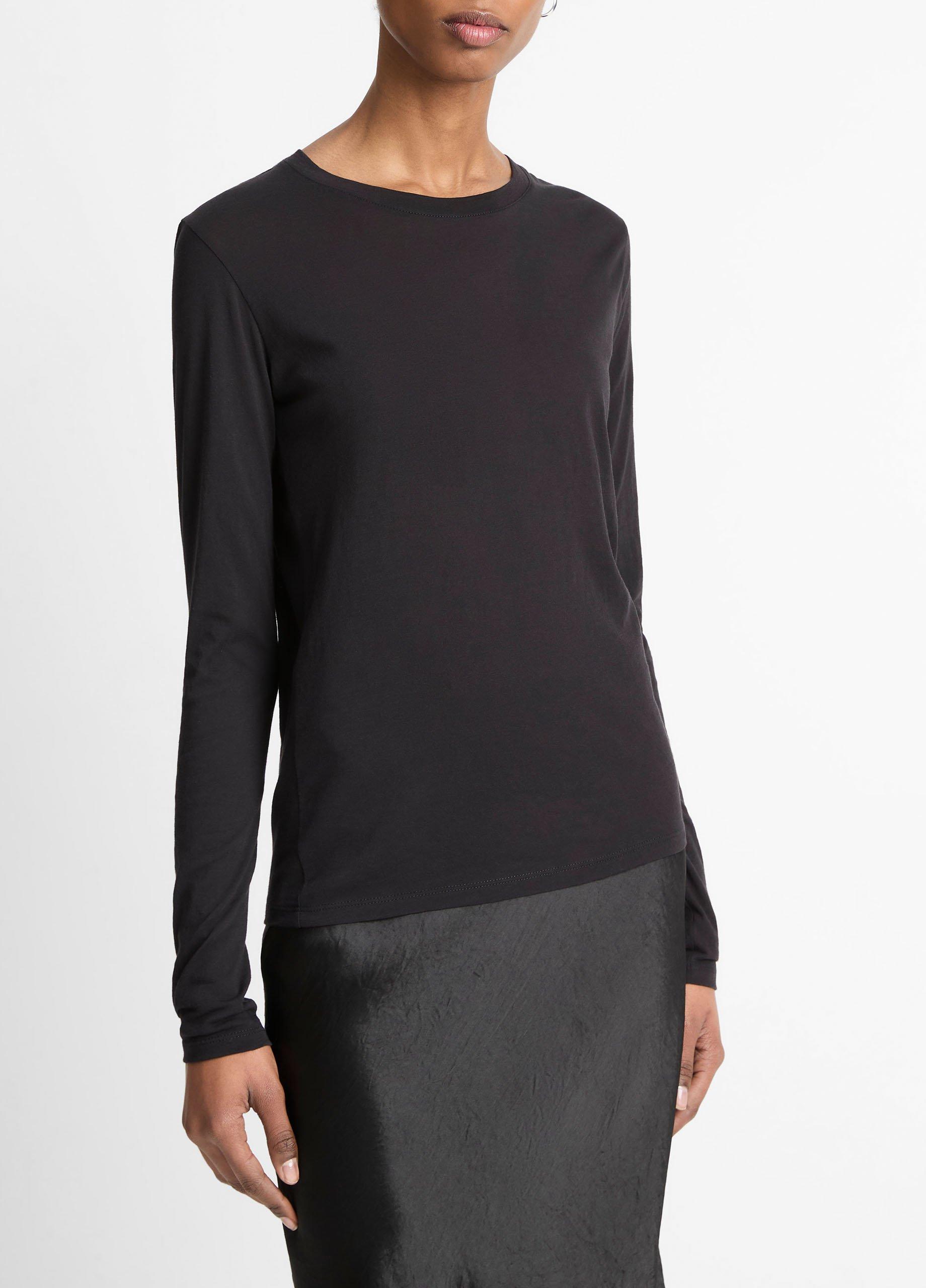 Essential Long Sleeve Crew Neck T-Shirt