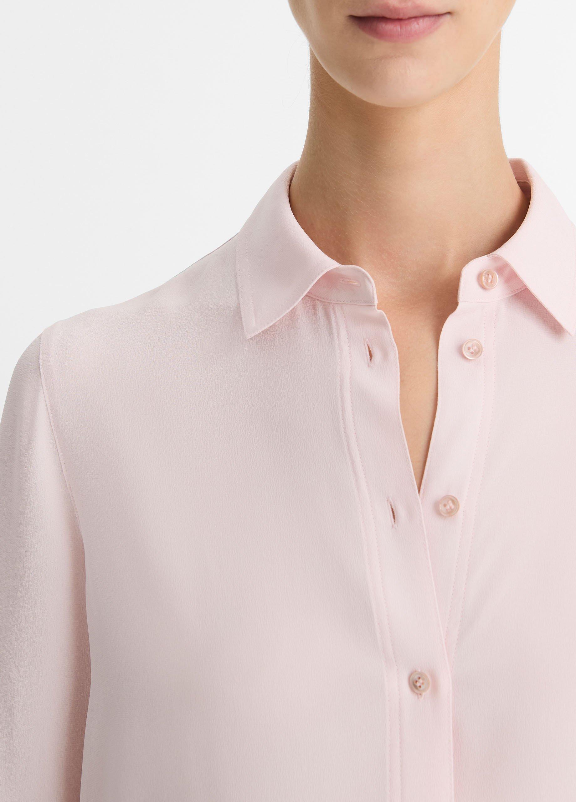 Silk Slim-Fit Blouse