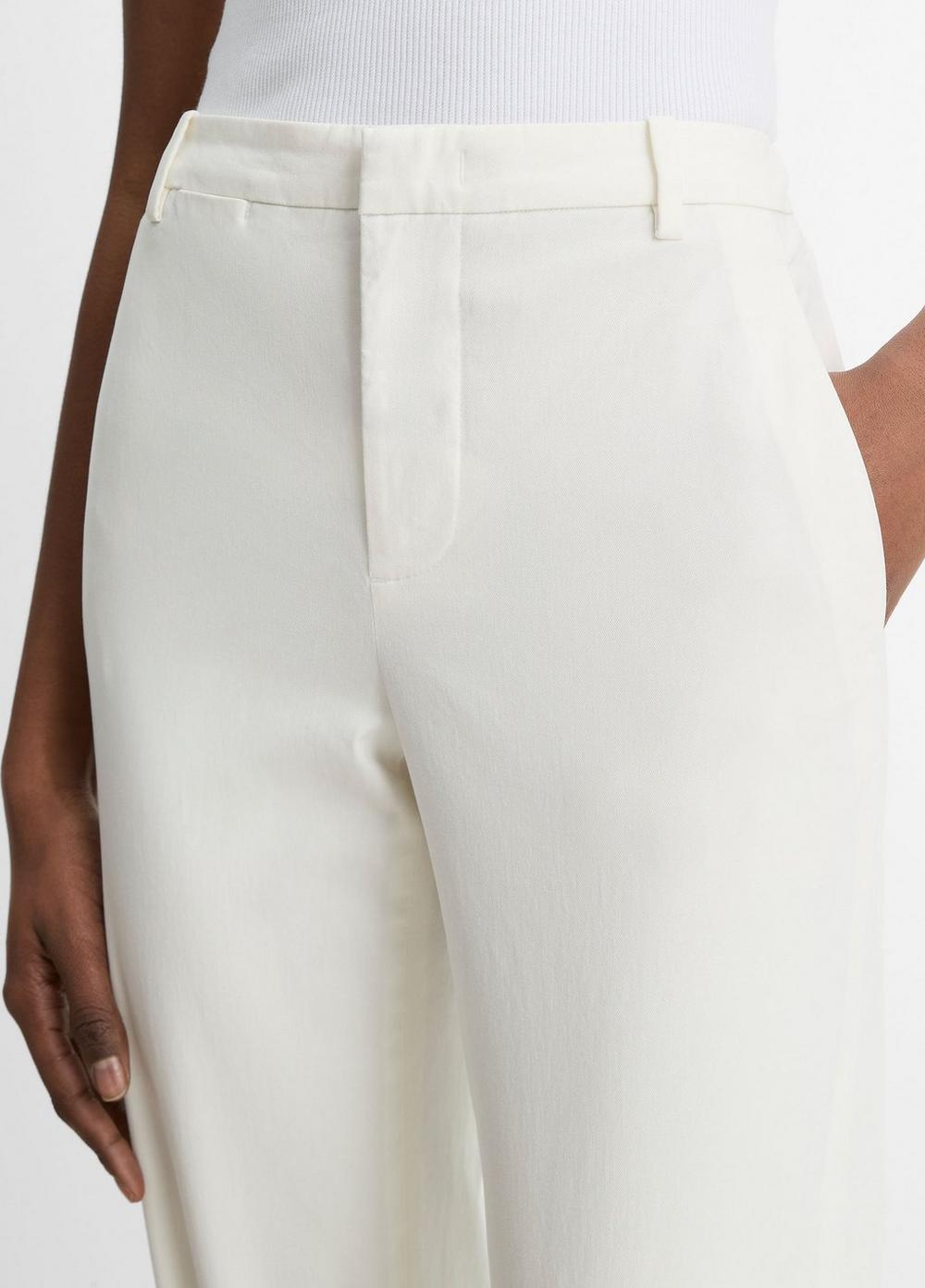 Mid-Rise Italian Stretch-Cotton Chino Pant - Vince
