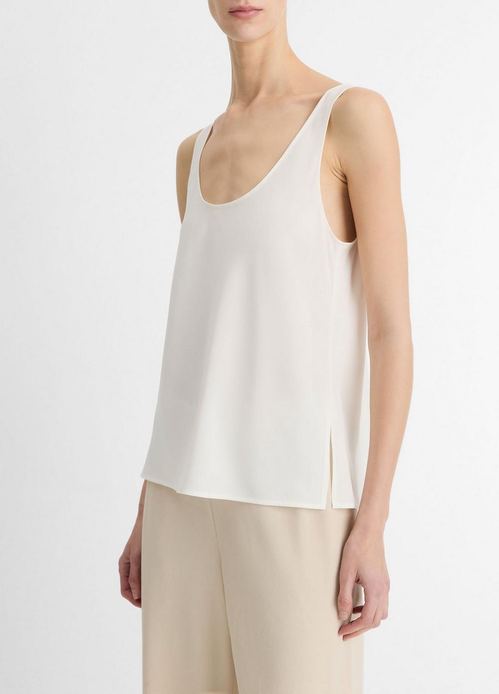Classic Stretch-Silk Bias Tank