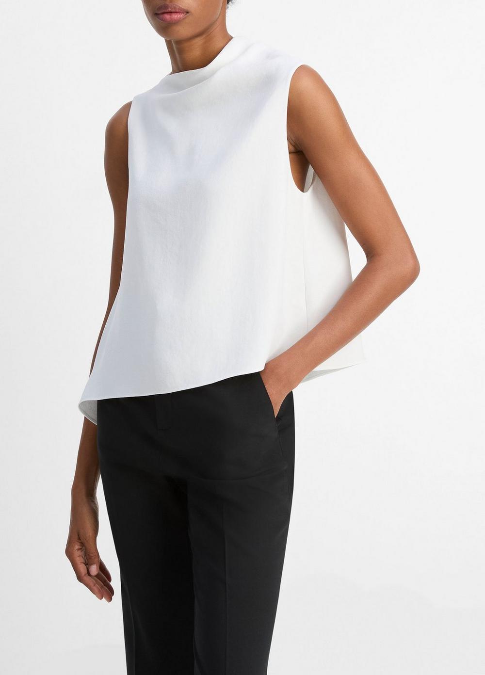 Asymmetrical Draped A-Line Top