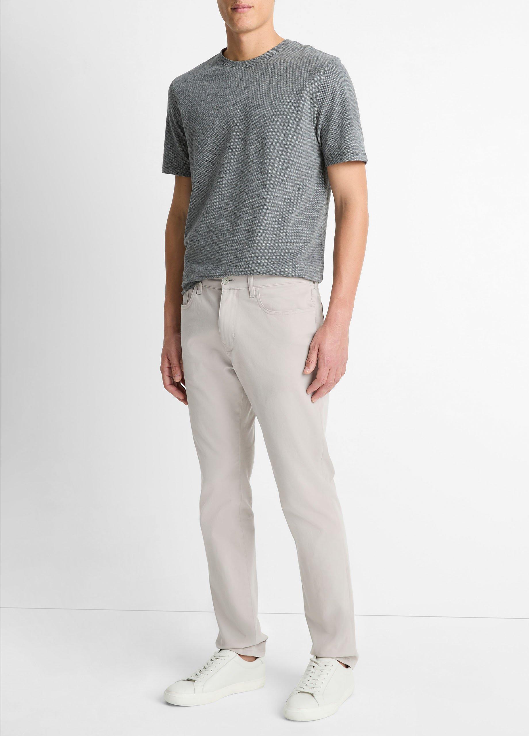Dylan Slim 5-Pocket Peached Stretch-Cotton Pant