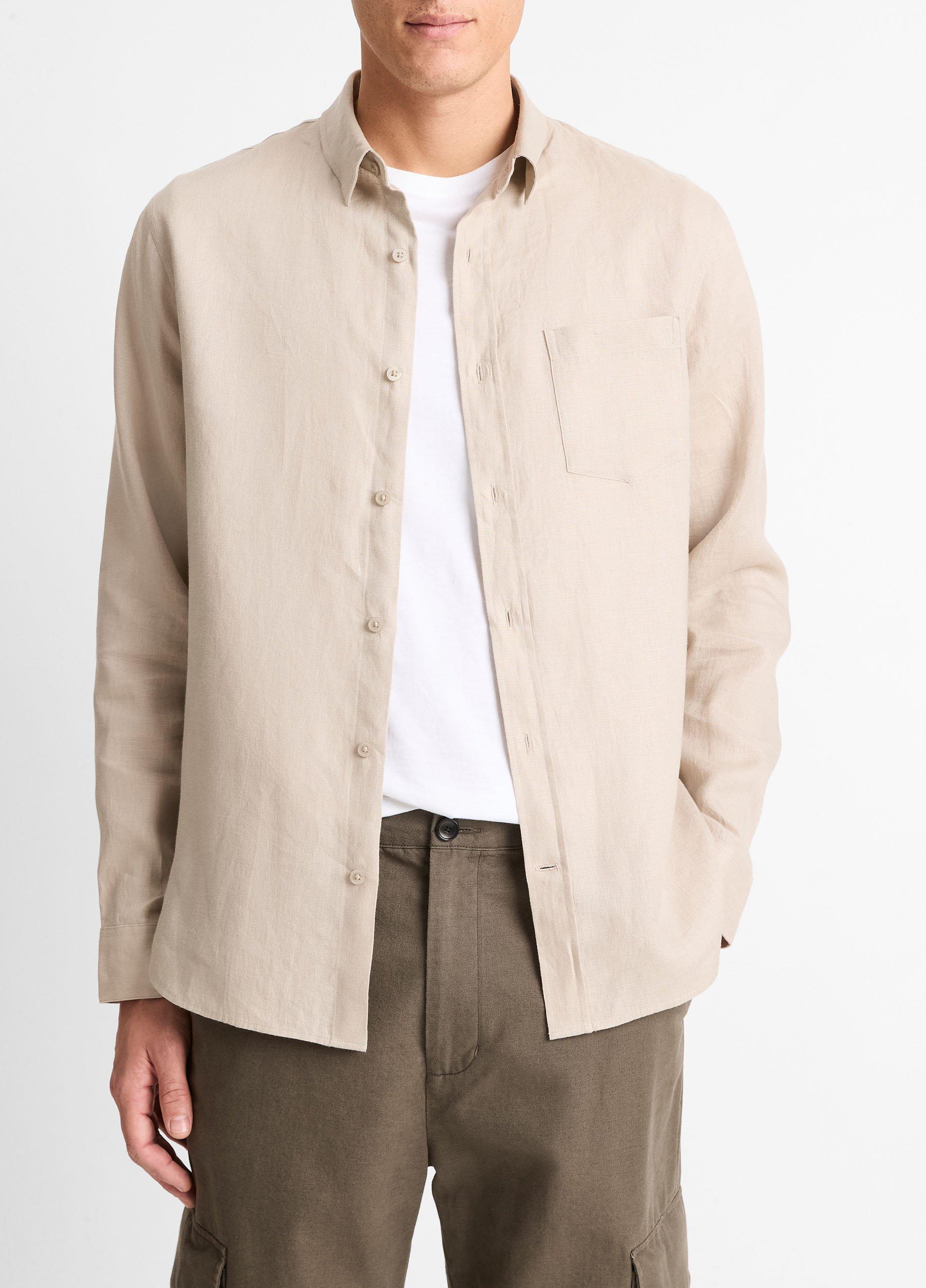 Linen Long-Sleeve Shirt