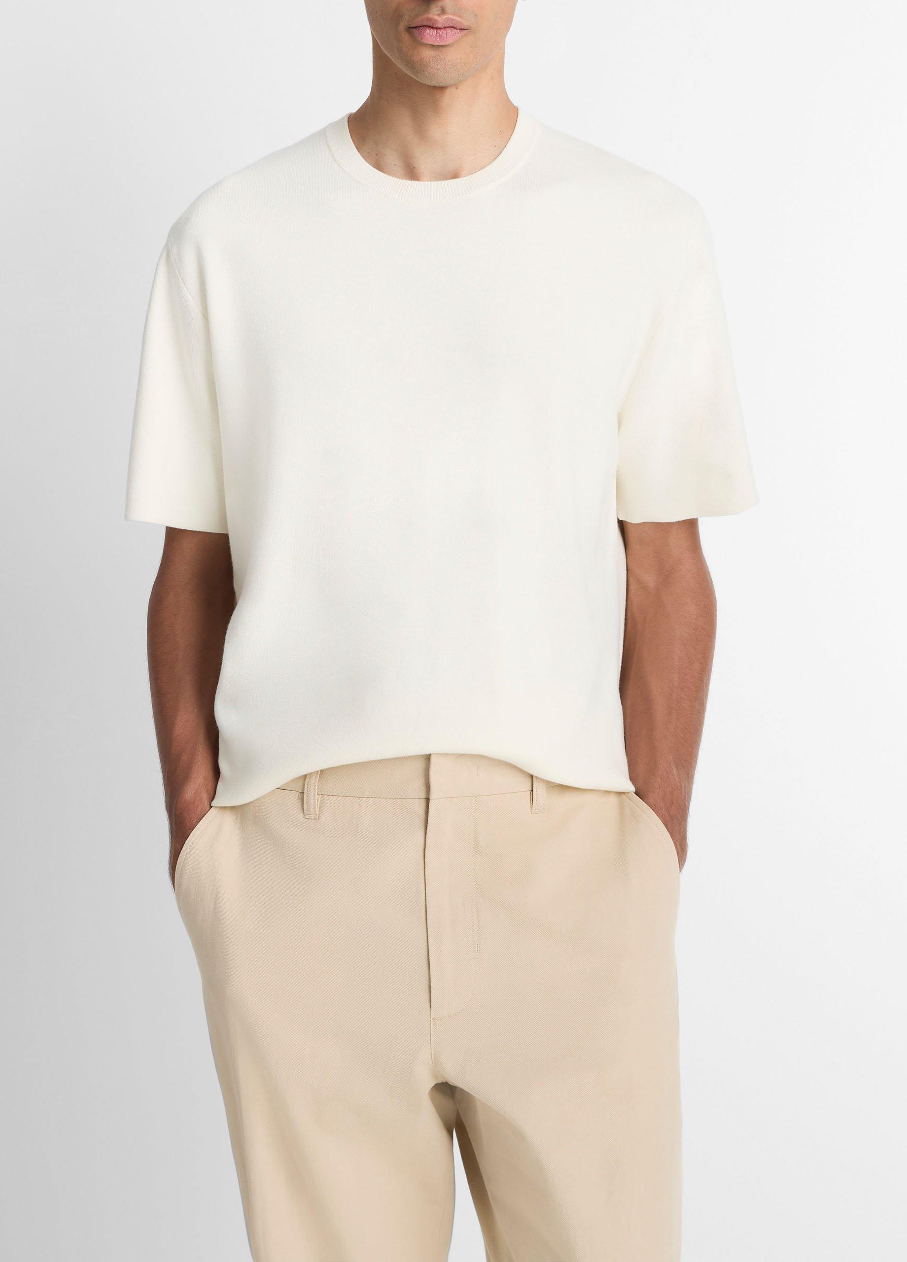 Milano Short-Sleeve Crew Neck Sweater
